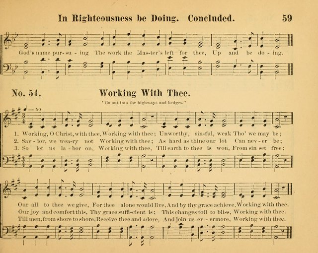 The Way of Life: for the Sunday-school. a valuable collection of songs both new and standard, carefully selected and arranged for this work page 59