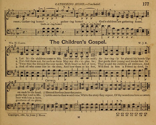 The Wells of Salvation: songs for the Sabbath School page 177