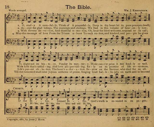 The Wells of Salvation: songs for the Sabbath School page 18