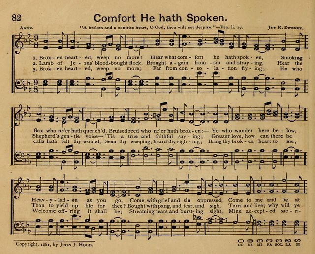 The Wells of Salvation: songs for the Sabbath School page 82