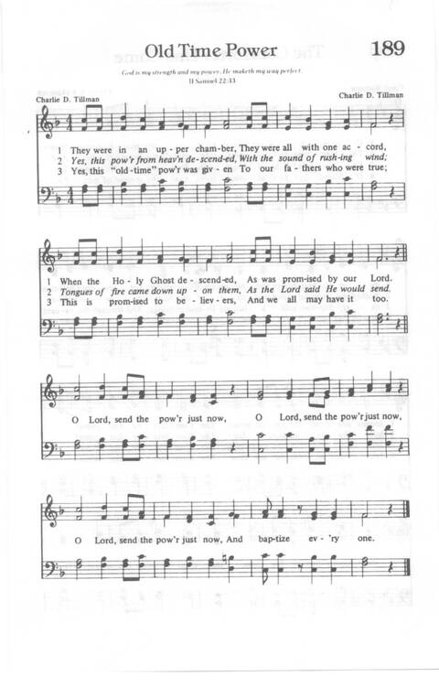 Yes, Lord!: Church of God in Christ hymnal page 209