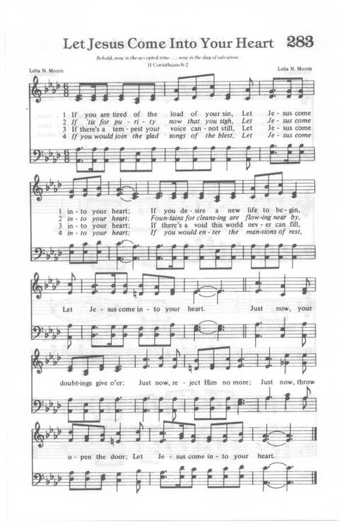 Yes, Lord!: Church of God in Christ hymnal page 309