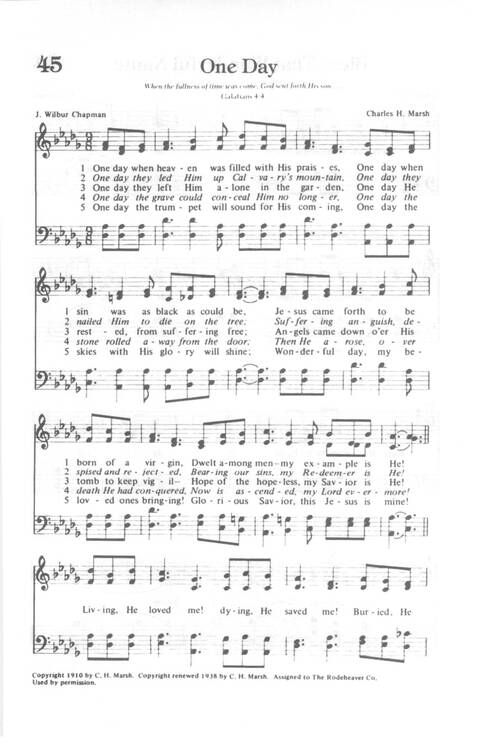 Yes, Lord!: Church of God in Christ hymnal page 46
