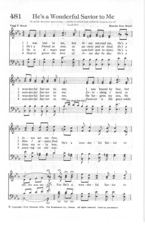 Yes, Lord!: Church of God in Christ hymnal page 514