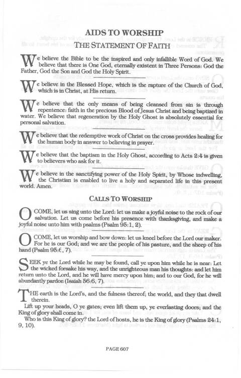 Yes, Lord!: Church of God in Christ hymnal page 596