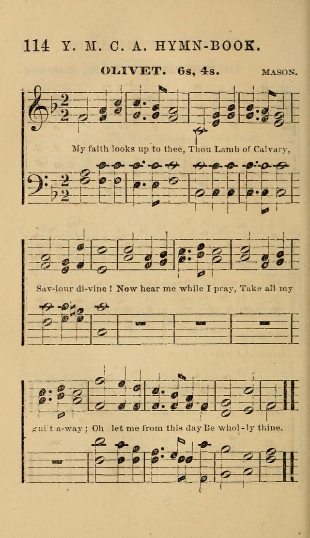 The Y. M. Christian Association Hymn-Book, with Tunes. page 114