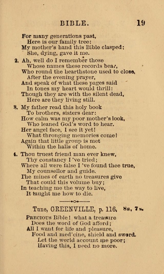 The Y. M. Christian Association Hymn-Book, with Tunes. page 19