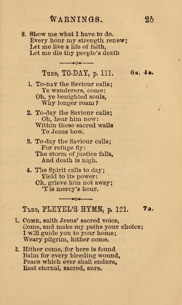 The Y. M. Christian Association Hymn-Book, with Tunes. page 25