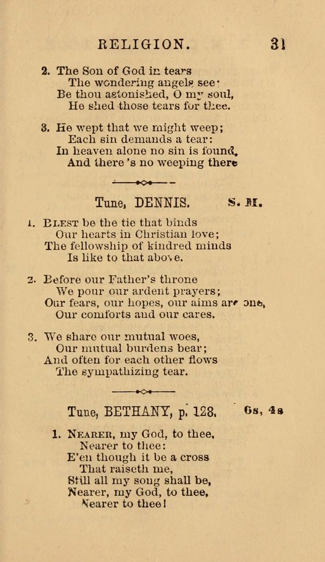 The Y. M. Christian Association Hymn-Book, with Tunes. page 31