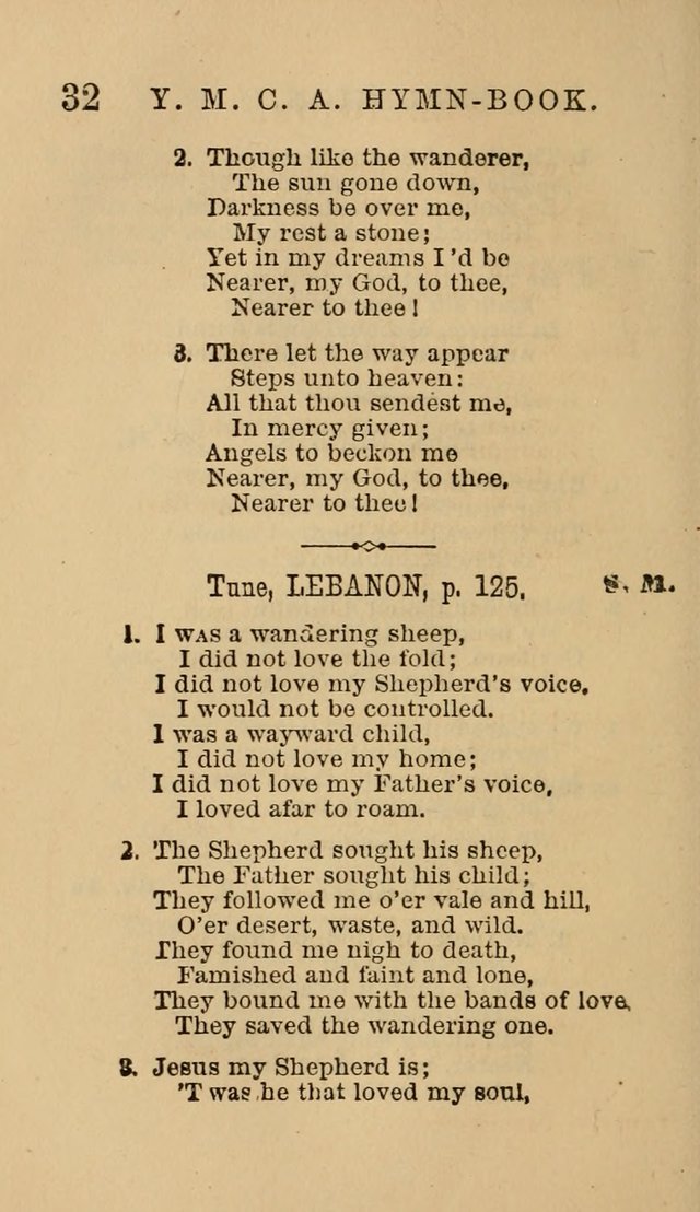 The Y. M. Christian Association Hymn-Book, with Tunes. page 32