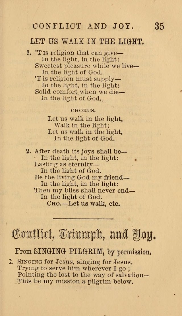 The Y. M. Christian Association Hymn-Book, with Tunes. page 35