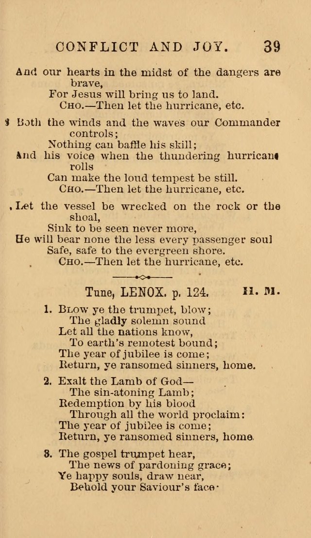 The Y. M. Christian Association Hymn-Book, with Tunes. page 39