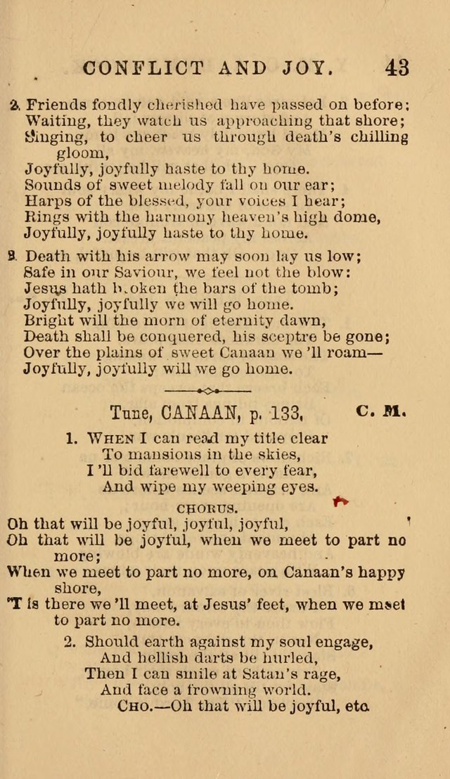 The Y. M. Christian Association Hymn-Book, with Tunes. page 43