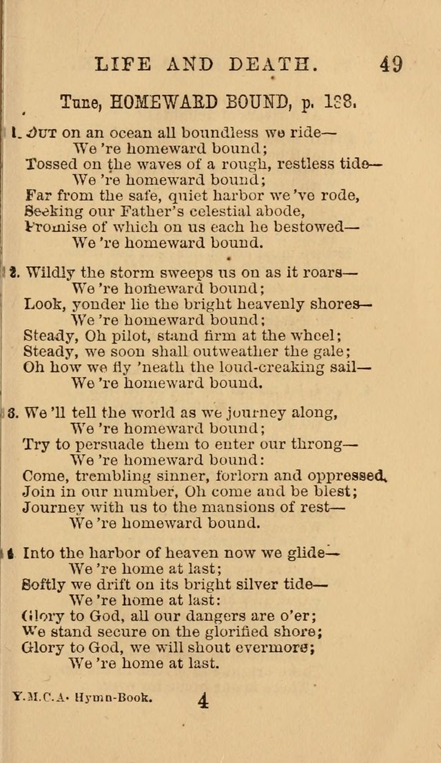 The Y. M. Christian Association Hymn-Book, with Tunes. page 49
