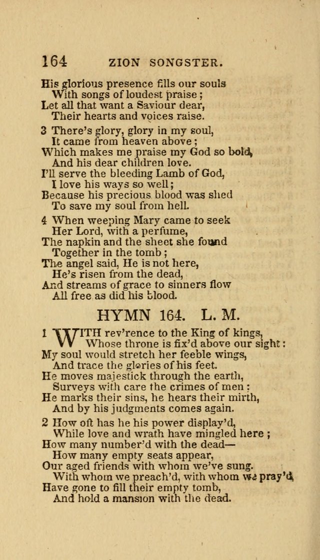 The Zion Songster: a Collection of Hymns and Spiritual Songs, Generally Sung at Camp and Prayer Meetings, and in Revivals or Religion  (95th ed.) page 171