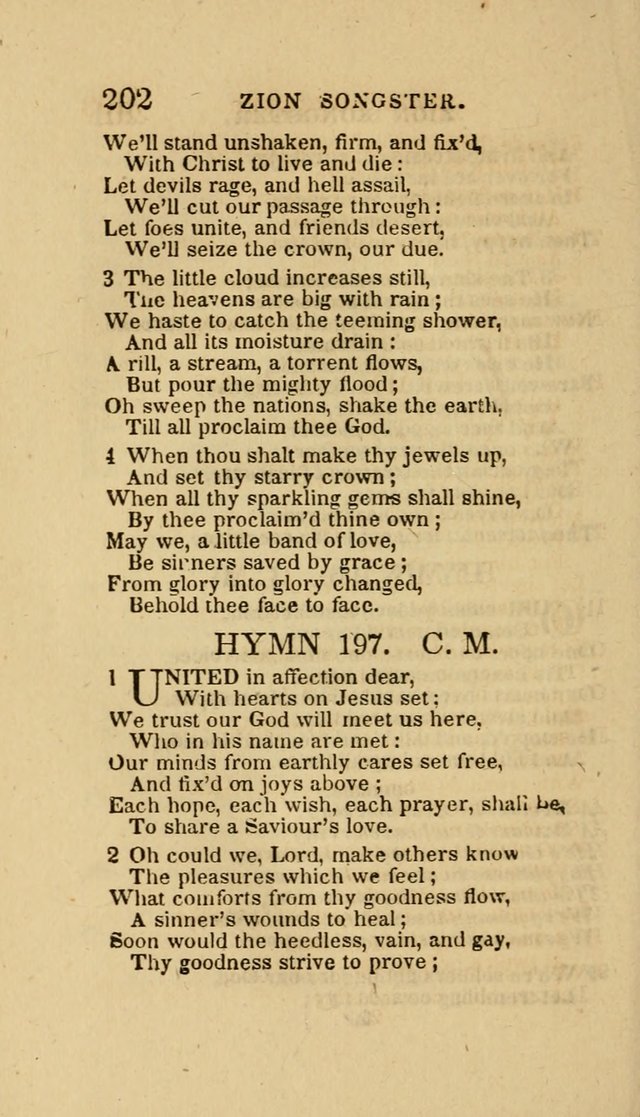 The Zion Songster: a Collection of Hymns and Spiritual Songs, Generally Sung at Camp and Prayer Meetings, and in Revivals or Religion  (95th ed.) page 209