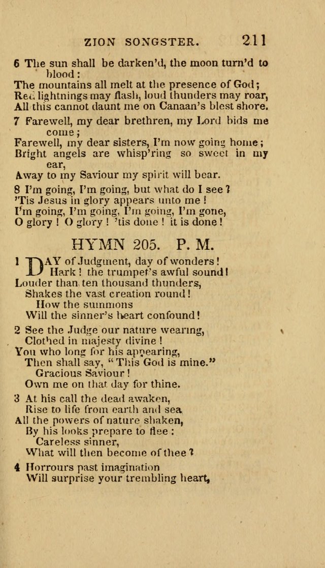 The Zion Songster: a Collection of Hymns and Spiritual Songs, Generally Sung at Camp and Prayer Meetings, and in Revivals or Religion  (95th ed.) page 218