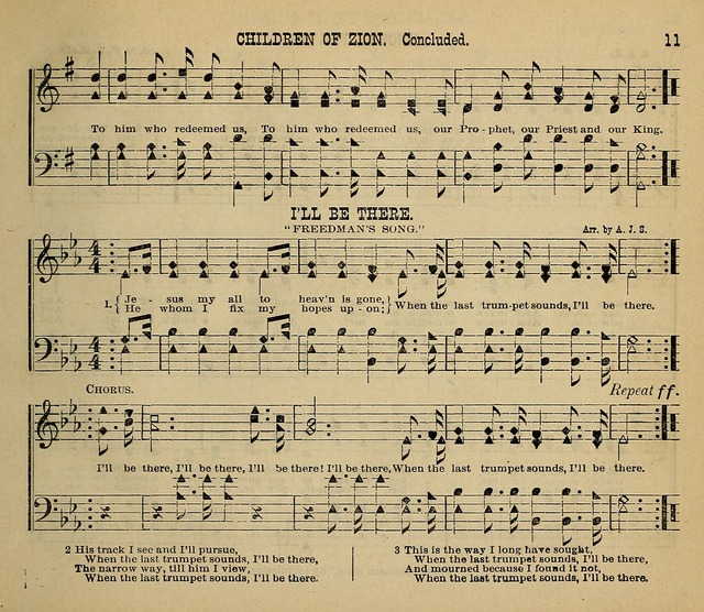 The Zion Songster Nos. 1 and 2 Combined: for Sabbath Schools page 11